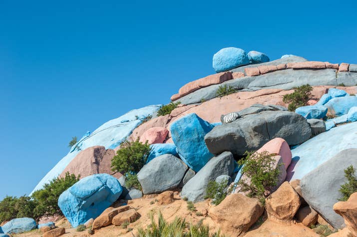 Les rochers peints de Tafraout