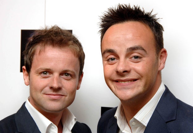 And this photo of Ant and Dec standing in the wrong order.