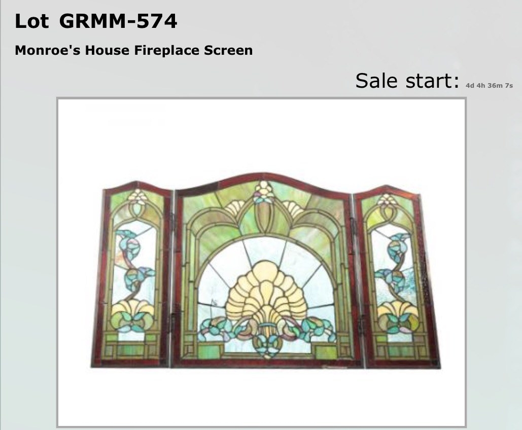 If you can't have the stained glass door, this screen is beautiful.