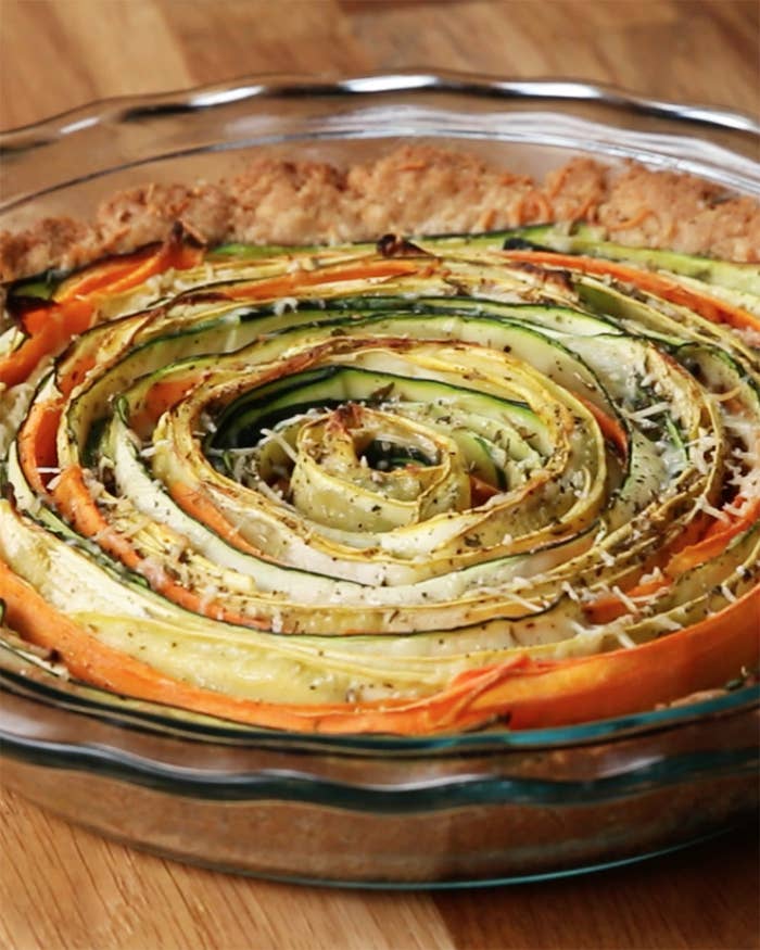 This Veggie Ribbon Pie Is So Satisfying