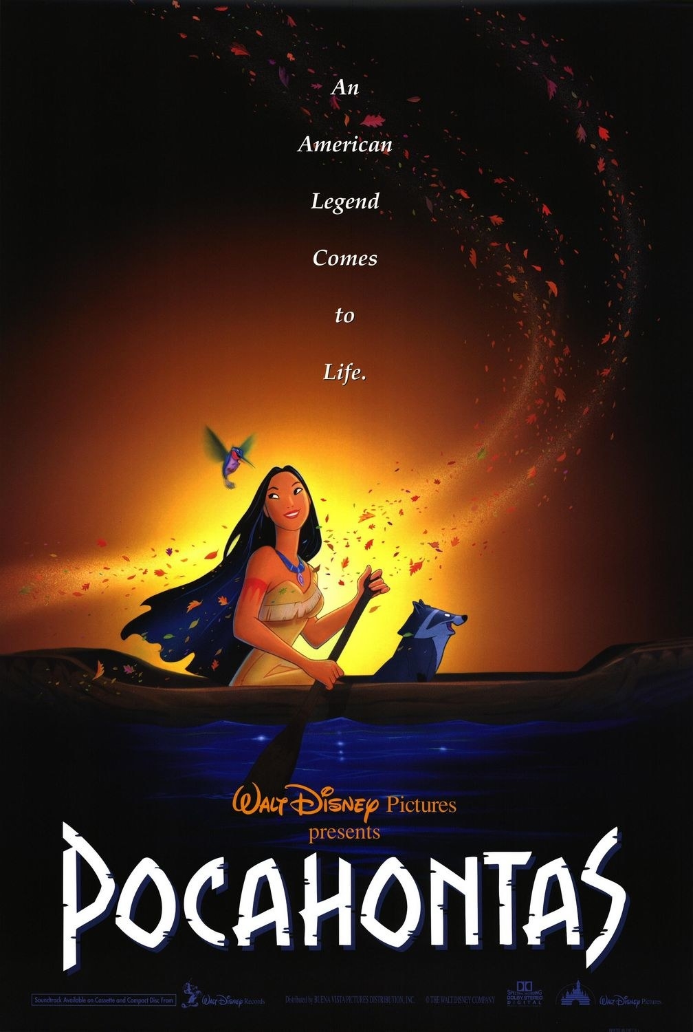 This is the Disney animated tale of the romance between a young American Indian woman named Pocahontas and Capt. John Smith, who journeyed to the New World with other settlers to begin fresh lives. Her powerful father, Chief Powhatan, disapproves of their relationship and wants her to marry a native warrior. Meanwhile, Smith's fellow Englishmen hope to rob the Native Americans of their gold. Can Pocahontas' love for Smith save the day?- Written by Jwelch5742