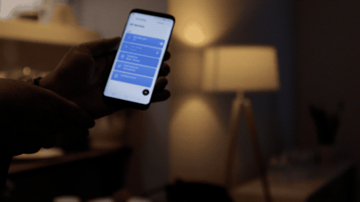 Samsung products will work with the app right off the bat, and some third-party products like Philips Hue and Room are also compatible.