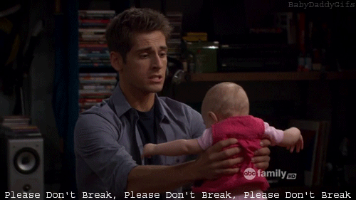 And you suspect the baby can sense your fear, which makes them cry even louder.