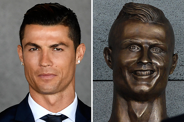Cristiano Ronaldo Was Honored With A Statue And Omg It S Nightmare Fuel