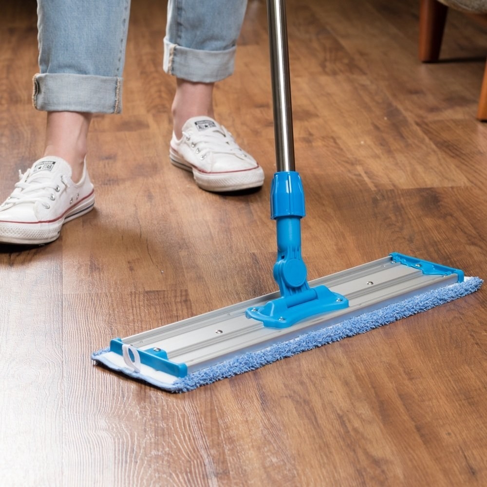The swivel handle lets you clean hard-to-reach areas (under your couch! under your TV stand!), while the microfiber cloth ensures a deep clean. Take that, old mop!Promising review: "This thing is AWESOME! I am a senior citizen with health and strength issues, and was beginning to think I wouldn't be able to mop my floors much longer. Not true! This mop means no more heavy buckets of water to empty, and no more heavy, wet, and stringy mops to deal with. I love this microfiber mop and will never go back to the old way of cleaning my floors. A+++" —Alice KaneGet it from Amazon for $39.98.