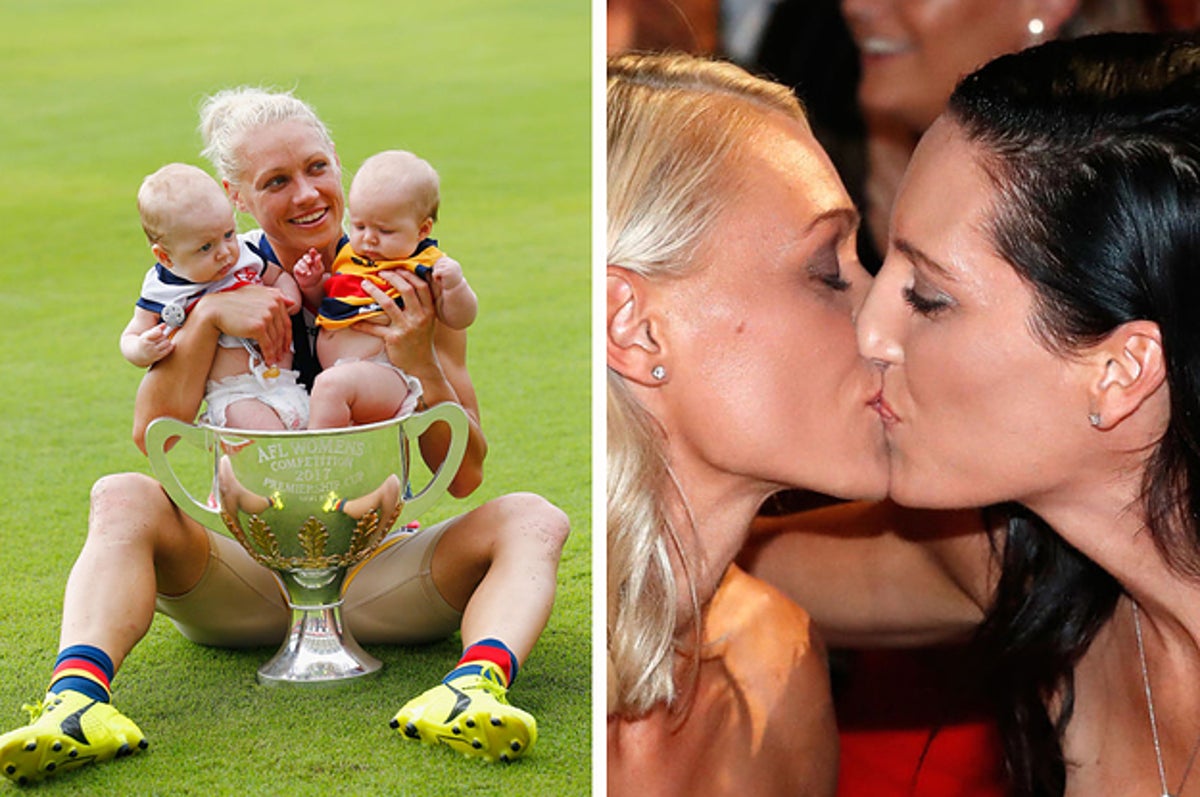 This AFL Star Kissed Her Wife After Winning Best And Fairest And People  Love The Visibility