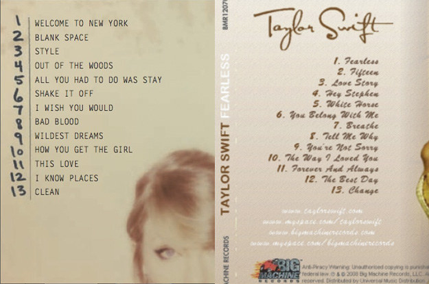 Album 1989 dan Fearless
