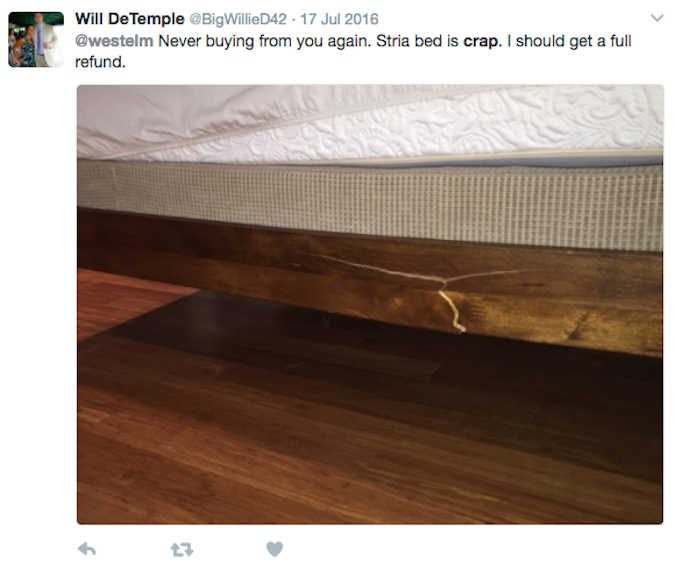 West Elm's quality issues don't stop at #PeggyGate