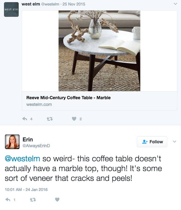West Elm's quality issues don't stop at #PeggyGate