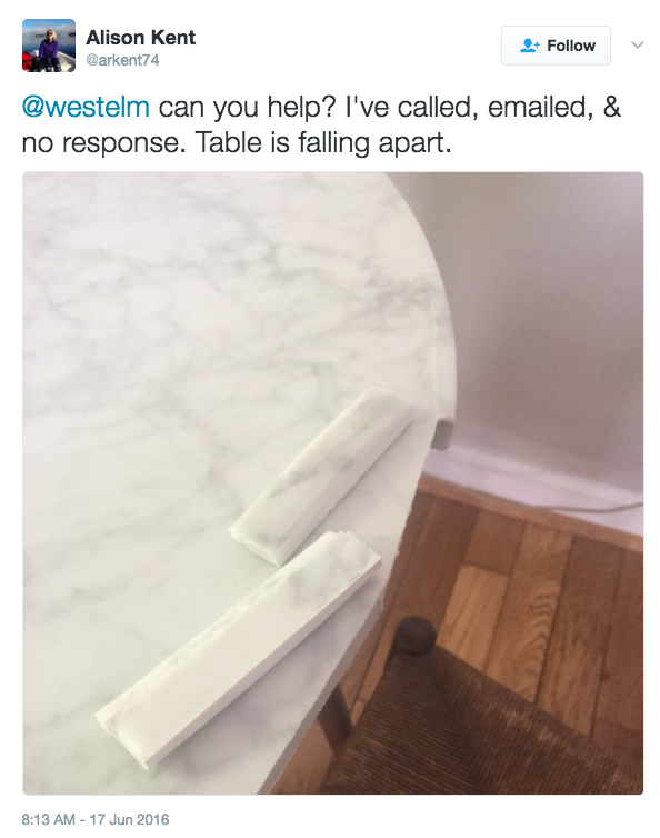 West Elm's quality issues don't stop at #PeggyGate