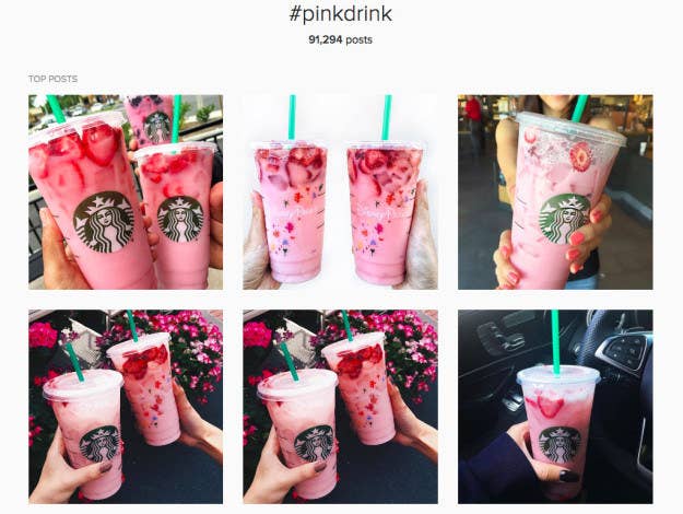 Starbucks Customers Are Posting Photos Of Their Matcha Pink Drink Fails