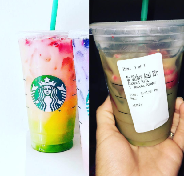 Starbucks Customers Are Posting Photos Of Their Matcha Pink Drink Fails