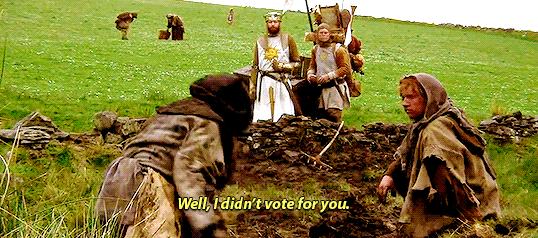 Technically, a majority of us didn't. We have the electoral college to thank for his current Reign of Terror.