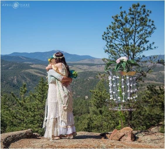 Outdoor weddings are classic; sending them into the mountains takes them to gorgeous new heights.
