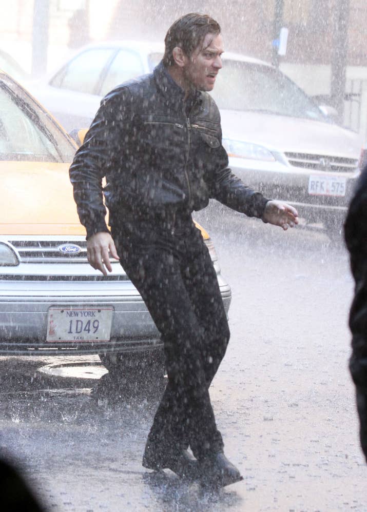 Level of rain: ☔ ☔ ☔ ☔ ☔ ☔ ☔ ☔ Reaction to the rain: Very damn bothered.