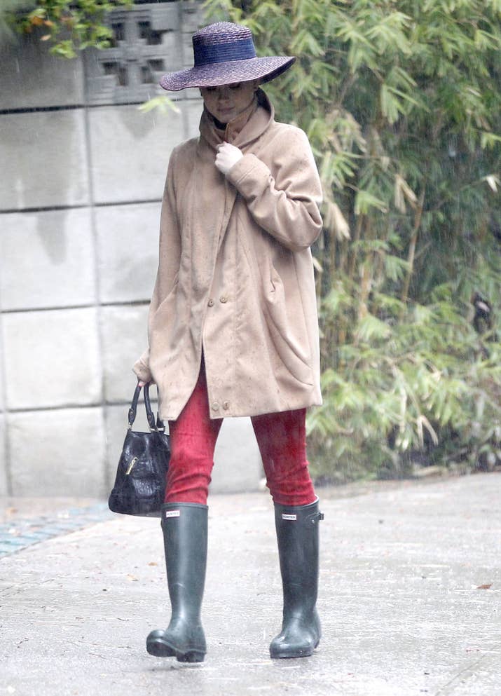 Level of rain: ☔ ☔ ☔ ☔ ☔ ☔ ☔ ☔ Reaction to the rain: Not at all!