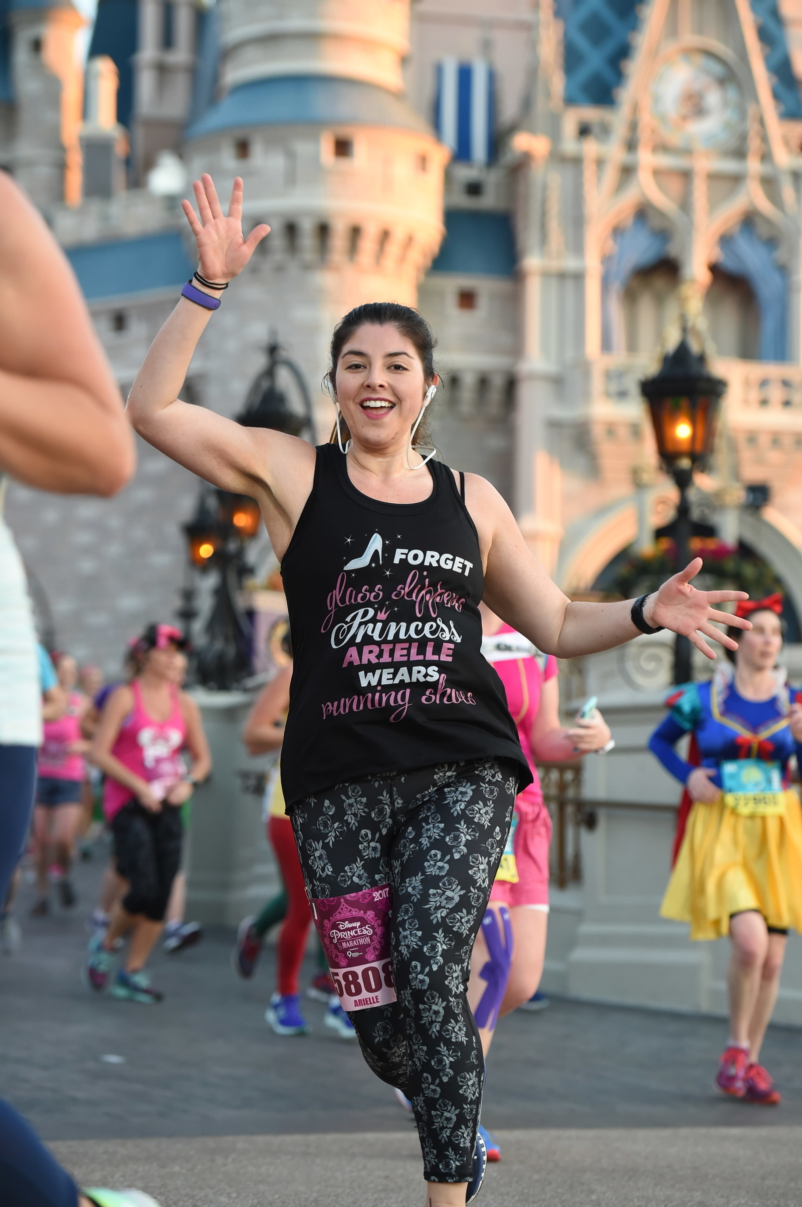 disney princess running shirt