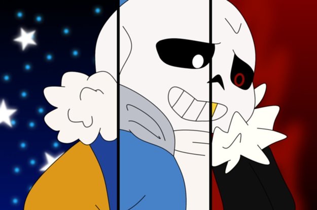 Undertale fandom vs AU fandoms in a nutshell (Background made by