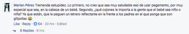 Others found the idea of glueing something to a baby's head weird, especially just to identify their gender.