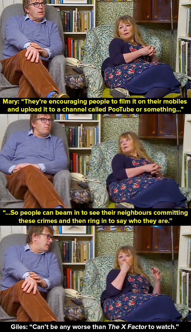 Gogglebox's Giles & Mary Are Just As Iconic In Photos From The 90s