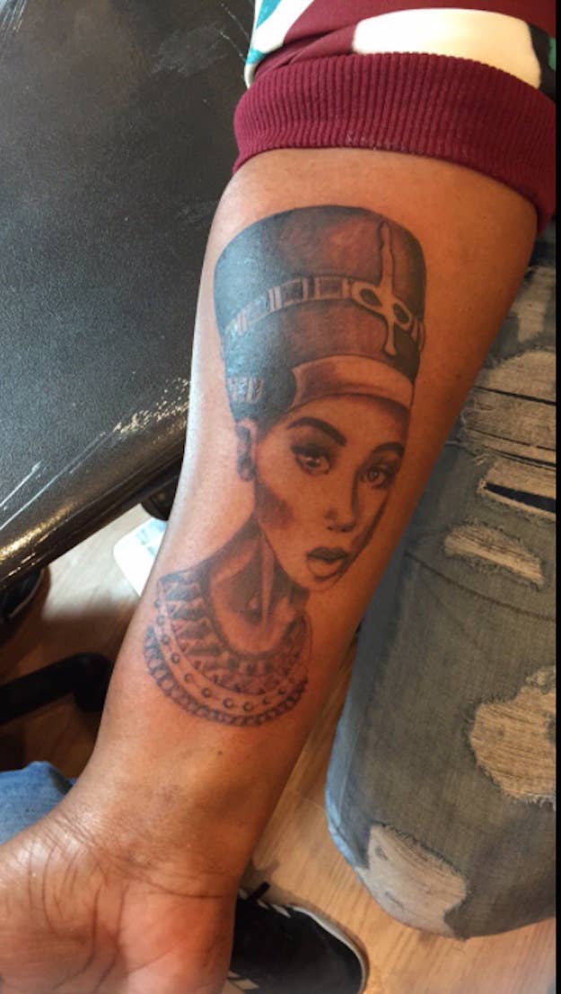 This Mom Got A Tattoo Of Her Daughter As Nefertiti And It S Seriously Gorg
