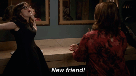 Our absolute favourite person to meet on a night out. You pop to the loo for a quick wee and end up spending 45 minutes chatting with your brand new best friend. Need a friend? Find your Bathroom Acquaintance!