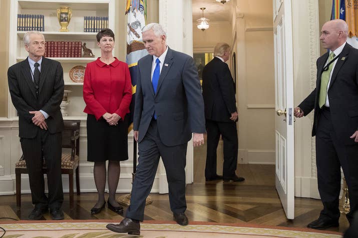 Pence going back to get unsigned bills