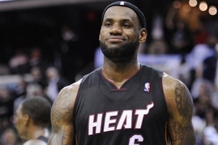 You're LeBron again. This time you're wearing a Miami Heat jersey which means that everyone in your hometown of Cleveland currently hates you. You feel lost. The owner of your old team just denounced you in a public letter. Maybe lifelong friends won't return your phone calls. In these trying times it's important to take a step back, smile, and remember the important things in life like the $30.96 million dollars that you're being paid to play basketball.
