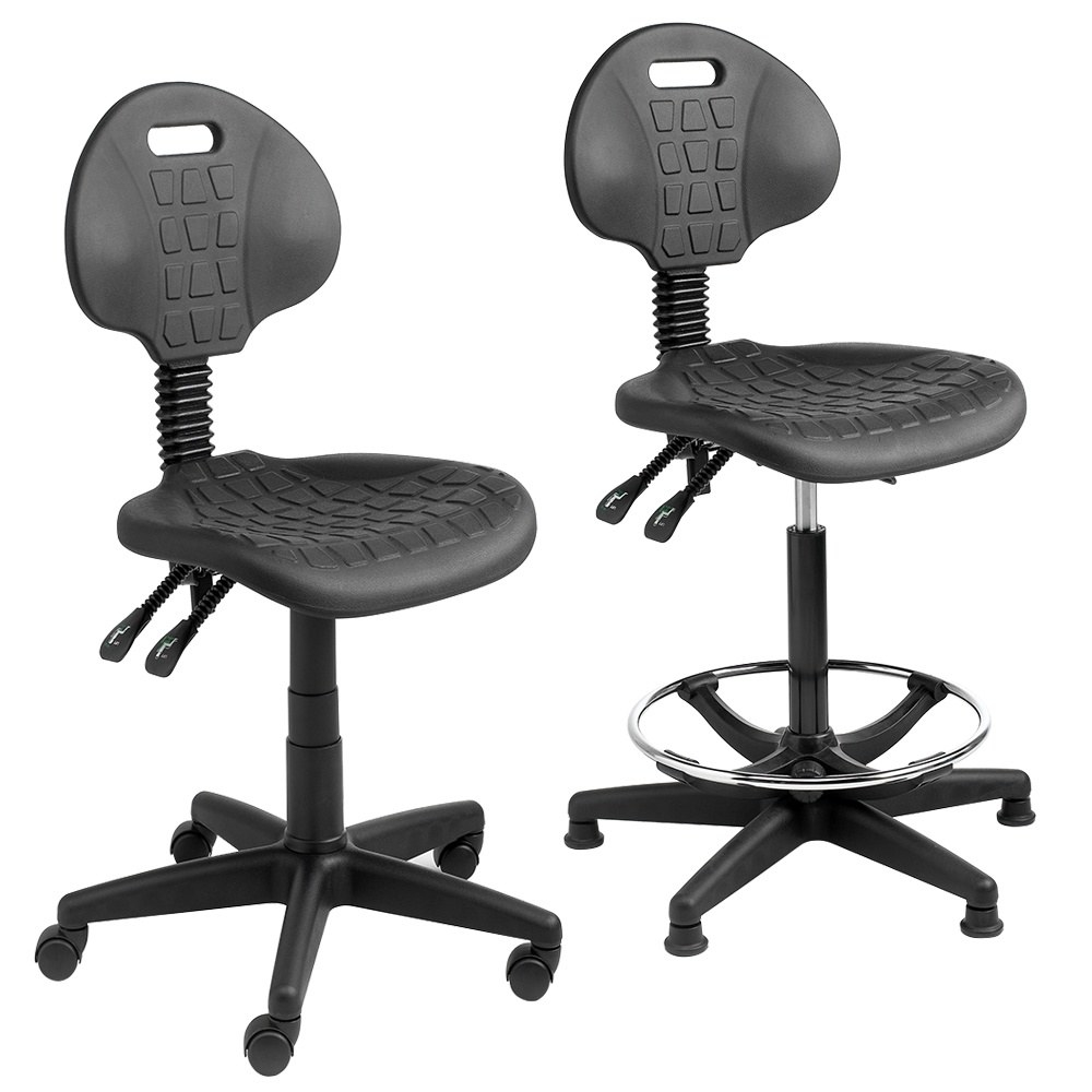 Executive Chairs are made for those who want back comfort while working. These chairs secure your back because the design and material of backrest is a specific feature of these chairs. The backrest is full with layers of polyurethane foam that helps your back in every sitting gesture. Also, these chairs have casters and wheels that means you can rotate these chairs in every direction.