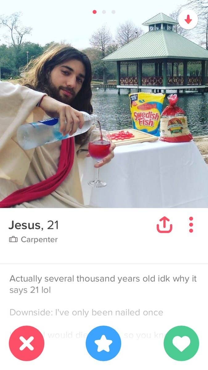 This Person Matched With Jesus On Tinder And It's Too Damn Funny