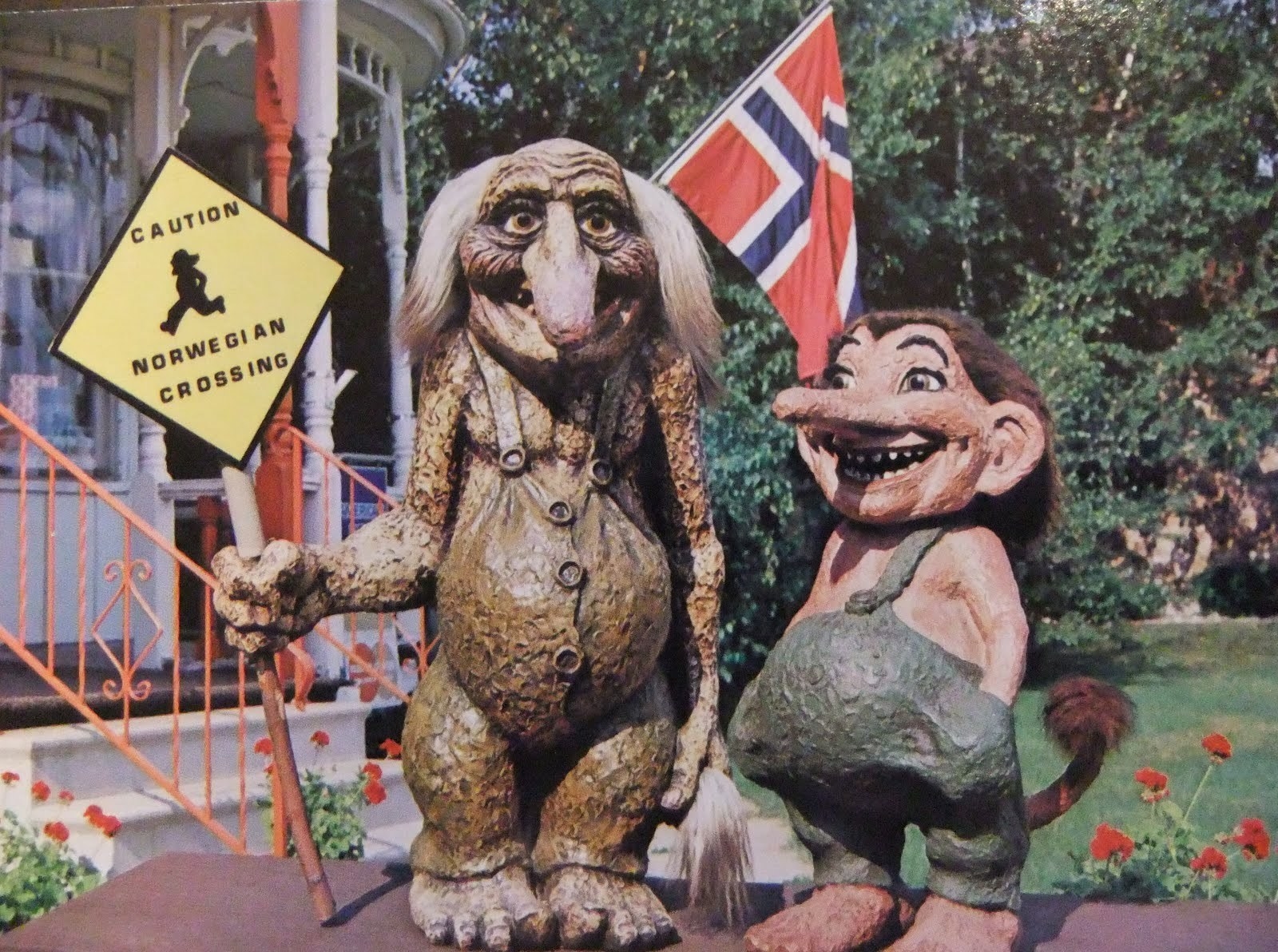 Small Wisconsin town filled with Norwegians and Trolls.
