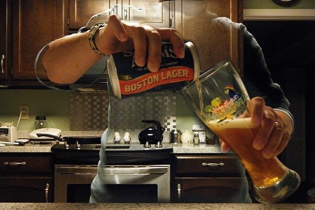 "Dude, I'm so drunk I thought I saw a floating beer can."