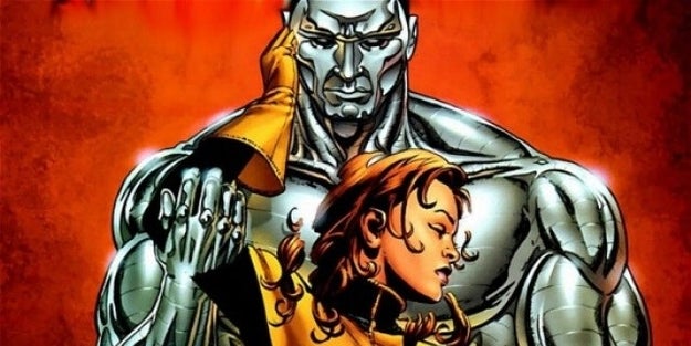 You never see the tortured romance of Colossus and Kitty Pryde.