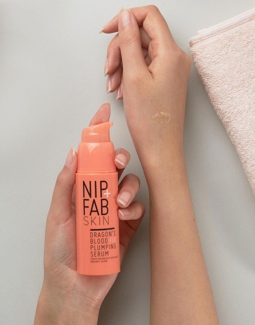 After washing her face in the morning, Kylie said she massages Nip + Fab Dargon's Blood Fix Serum into her skin before applying makeup.