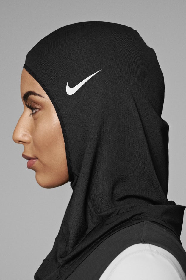 "The final, pull-on design is constructed from durable single-layer Nike Pro power mesh," the company said. Nike called the mesh its "most breathable fabric." The hijab will come in dark, neutral colors.