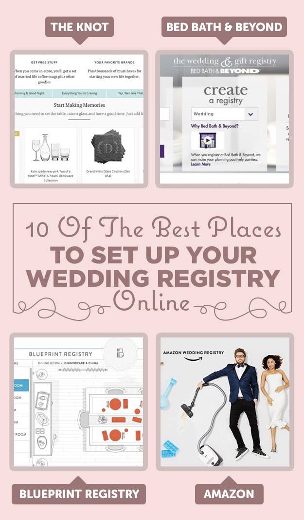 10 Of The Best Places To Set Up Your Wedding Registry