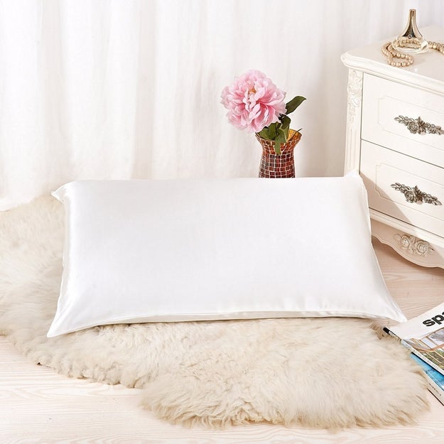 And pure silk pillowcases that care for your hair and skin while you sleep.