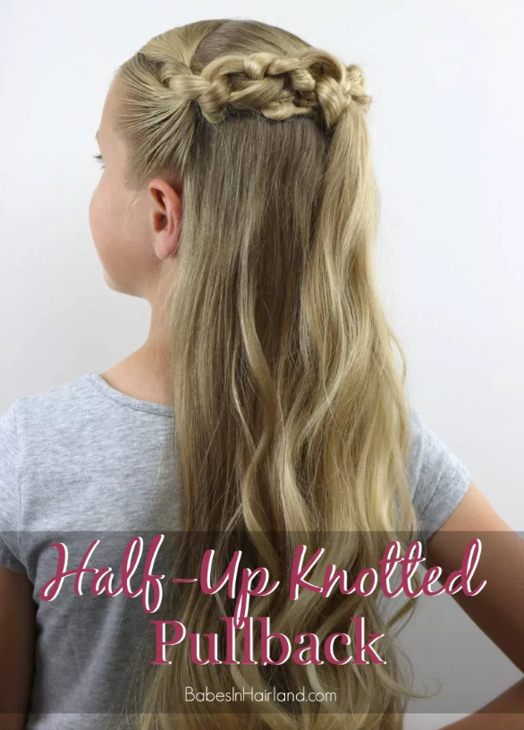 Pretty Half Up Half Down Hairstyle for the Summer - Stylish Life for Moms