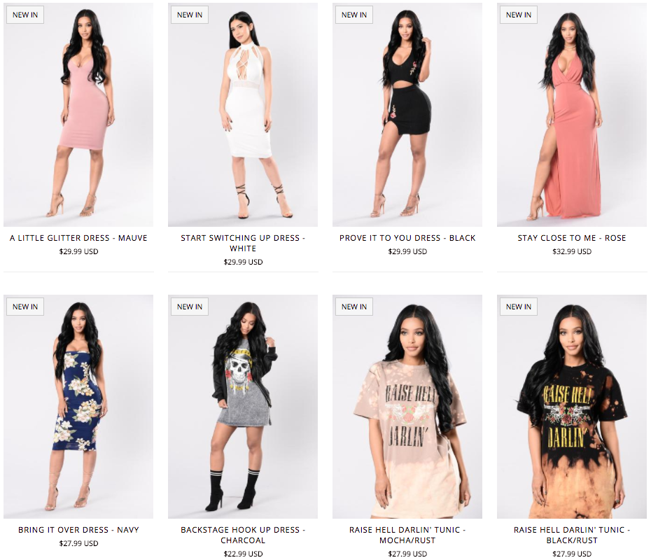 fashion nova clothing store