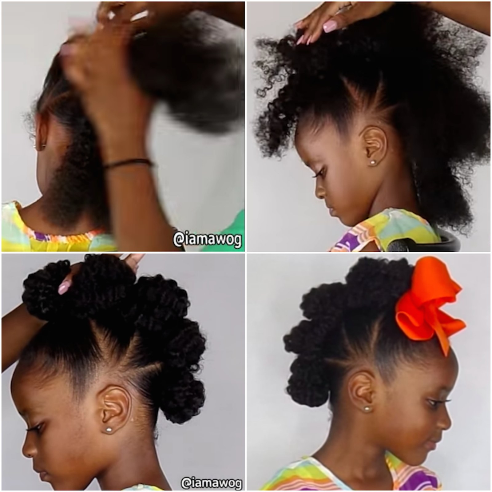 Cute Protective Hairstyle For Short Natural Hair | Toddlers Braids/Twist  For Short 4C Hair | Toddler hairstyles girl, Cute toddler hairstyles, Baby  girl hair