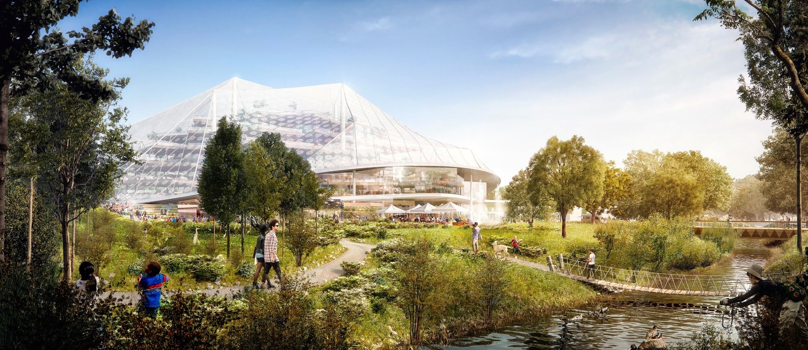 Inside Google's new Californian HQ with 'dragon skin' roof and space for  4,000 staff