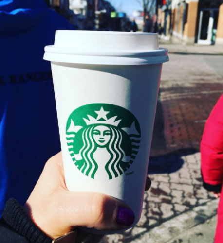 You can probably imagine what a Starbucks cup looks like with your eyes closed, yes?