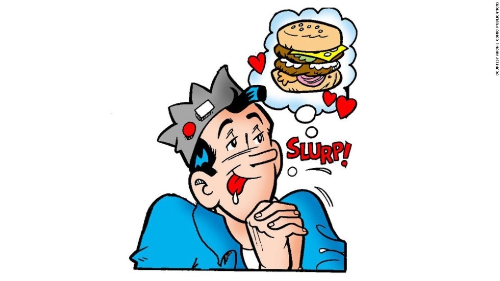 Pick up nearly any Jughead Jones Digest and you'll see this crown wearing Riverdale teen with burgers, pizzas, and one of Pop's Shakes. So far in the CW series we've seen him eat, but it's been nothing like his comic counterpart's appetite. In the second episode, Touch of Evil, when Jughead walked away from the offer of takeout from Pop's, it became very clear that hunger was not one of this Jughead's main character traits.