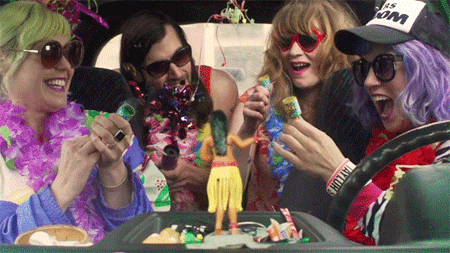 It doesn't matter where you're going — if you've got jams, you've got a party.