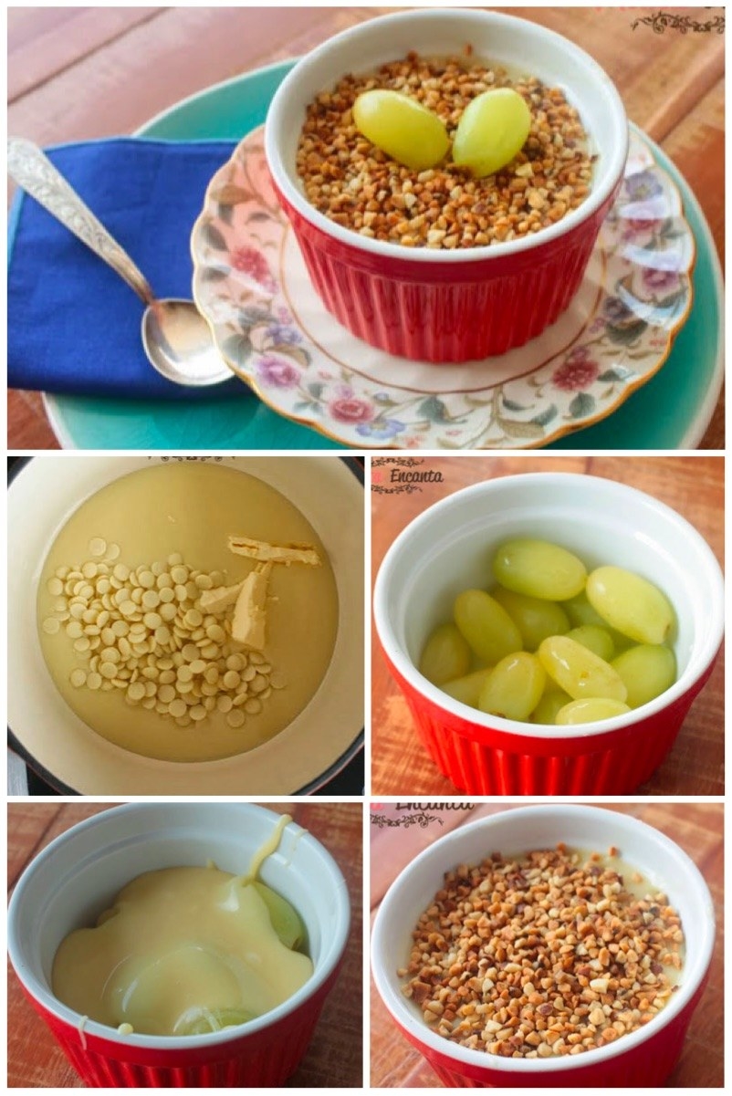A regra é clara: se tem fruta é saudável, mesmo se ela vier coberta de chocolate branco! Veja aqui a receita.