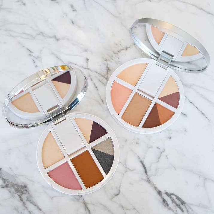 The mirror also pops up (the middle white part acts as a stand) for easier on-the-go use and touch-ups.Get them from Pür Cosmetics or Ulta for $36. / Available in two sets (Dream Chaser and Goal Digger).