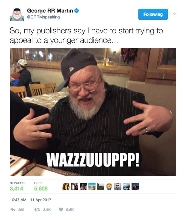 George R.R. Martin Just Made The Most Perfect Tweet Ever