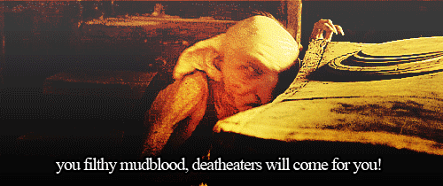 „Am Ende des Buches Die Heiligtümer des Todes ist Kreacher sehr loyal und freundlich gegenüber Harry, aber in den Filmen wird er immer nur als gemein dargestellt.“—erinr4060d7906