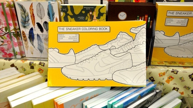 Have you ever shopped for tennis shoes and just not found what you wanted? Have you ever just wished you could design your own tennis shoe? Well, here’s the next best thing! The Sneaker Coloring Book has 100 pages of every style and type of tennis shoe from every major manufacturer since 1916 — all ready for you to color, customize and design.