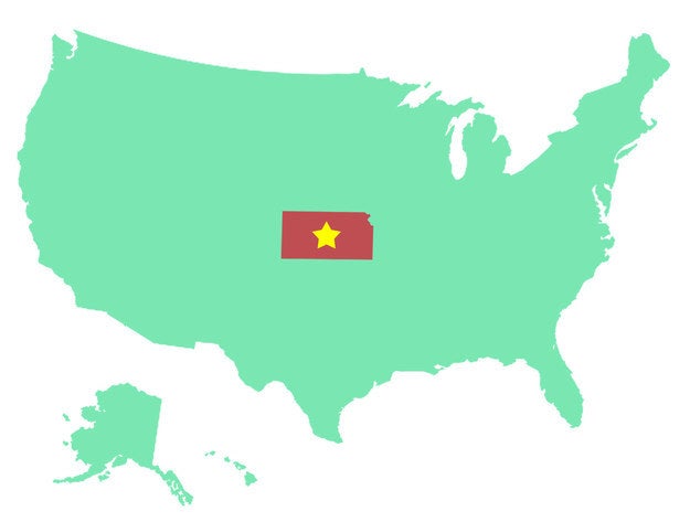 Can You Identify The US States Without Their Outlines?